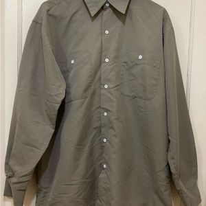 Bogari Studio Italy Men’s‎ M Shirt Smoky Gray Long Sleeve Button Down